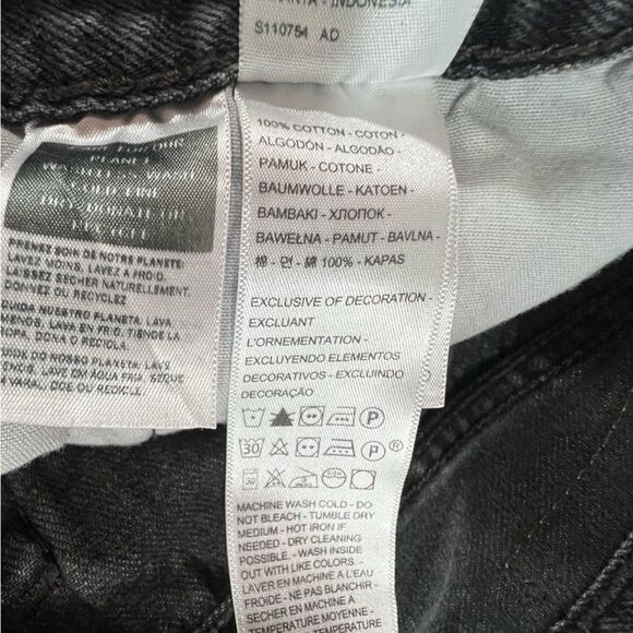 LEVI'S 501 '93 Relaxed Original Stonewash Faded Black Men’s Jeans Sz 30X30 - Picture 9 of 11